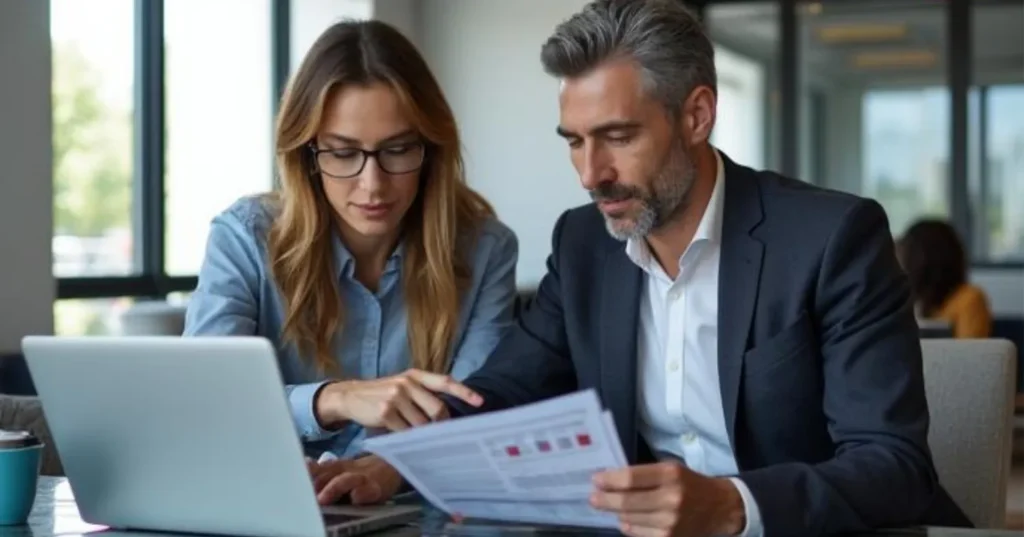 business manager handling payroll processing and compliance tasks outside normal work hours due to HR workload